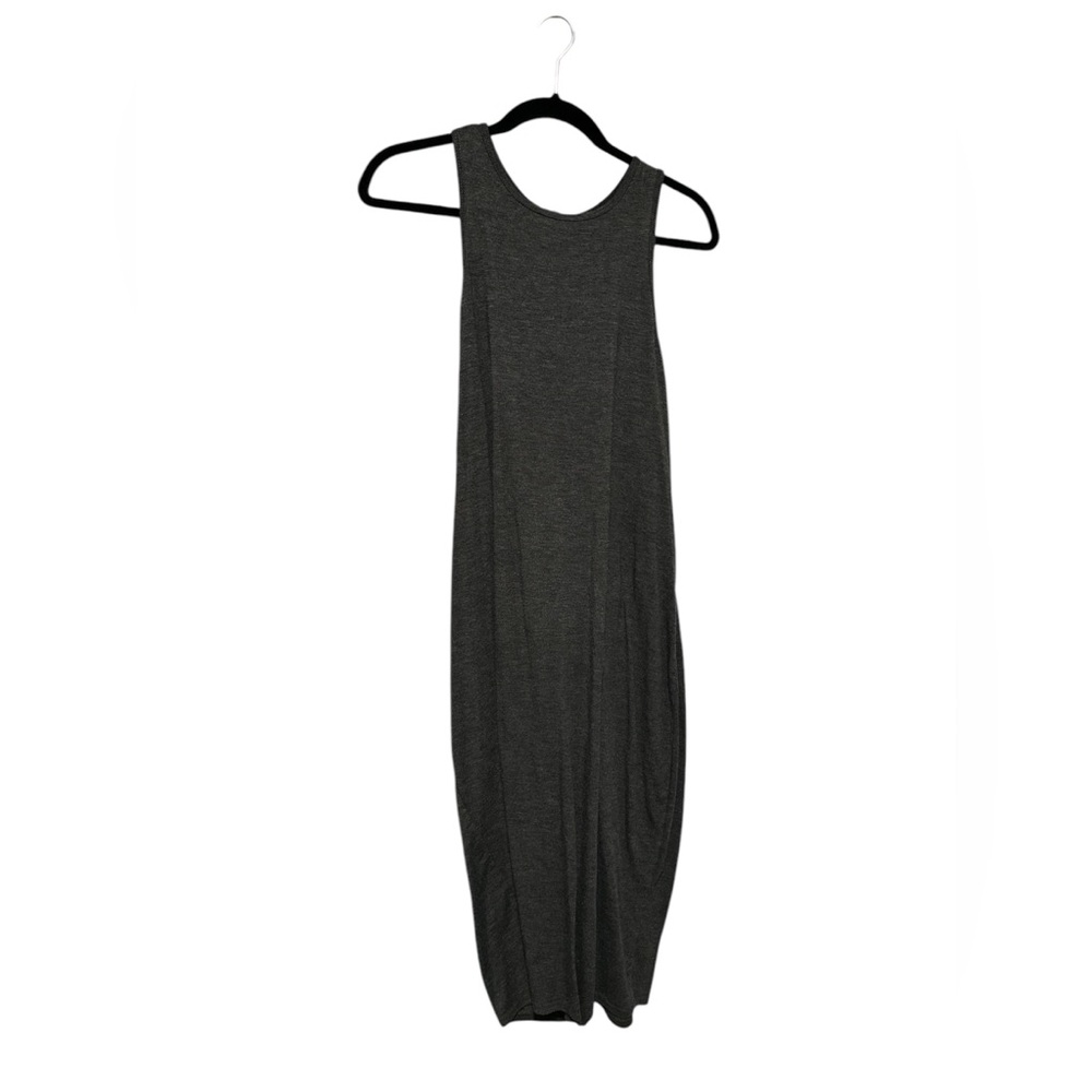 Gray maxi dress